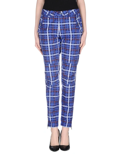 Shop Aimo Richly Casual Pants In Bright Blue