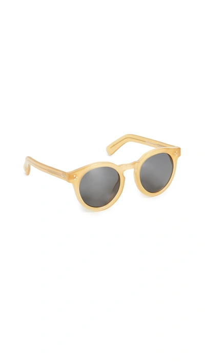 Shop Illesteva Leonard Ii Sunglasses In Yellow/black