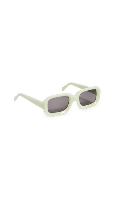 Shop Illesteva Vinyl Mint Sunglasses