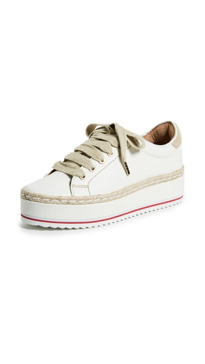 Shop Joie Dabnis Platform Sneakers In White