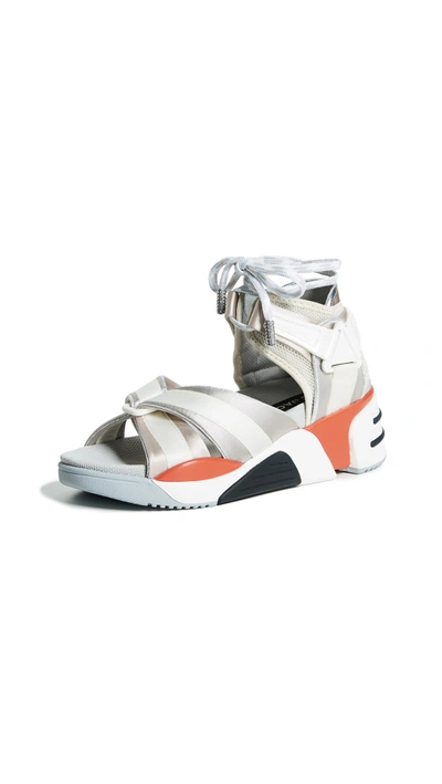 Shop Marc Jacobs Somewhere Sport Sandals In Off White Multi