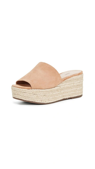 Shop Schutz Thalia Flatform Sandals In Desert