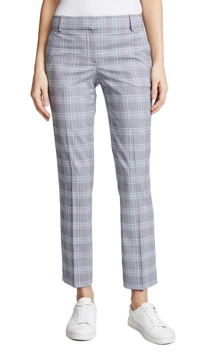 Shop Theory Straight Trousers In Multi