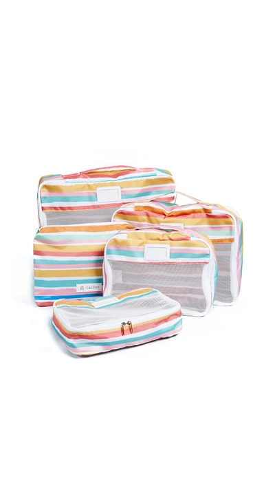 Shop Calpak X Oh Joy! Packing Cube Set In Stripe