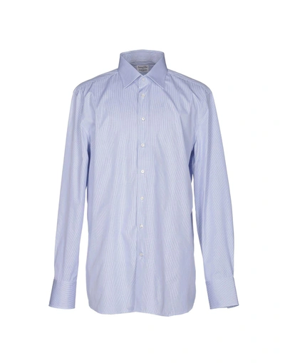 Shop Emanuel Berg Checked Shirt In Blue