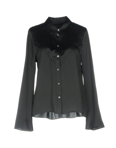 Shop Kate Moss Equipment Silk Shirts & Blouses In Black