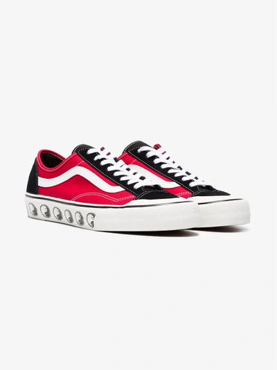 Vans Red And Black Style 36 Deacon Dane Reynolds Sneakers | ModeSens