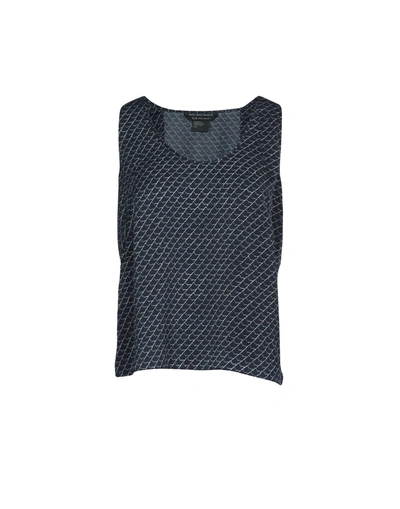 Shop Armani Exchange Top In Dark Blue