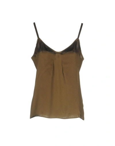Shop Vince Tops In Military Green