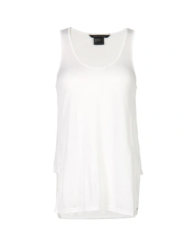 Shop Armani Exchange Top In White