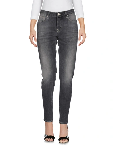 Shop Care Label Woman Jeans Grey Size 26 Cotton, Polyester, Elastane