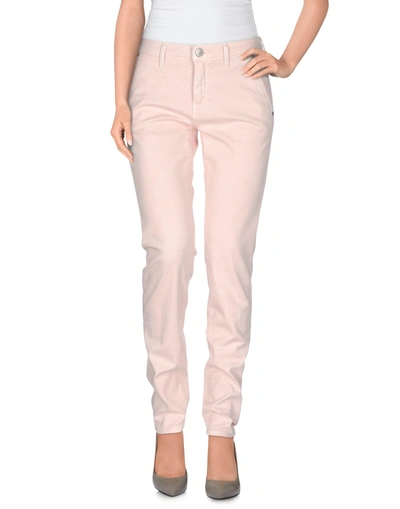 Shop Care Label Woman Denim Pants Pink Size 27 Cotton, Elastane