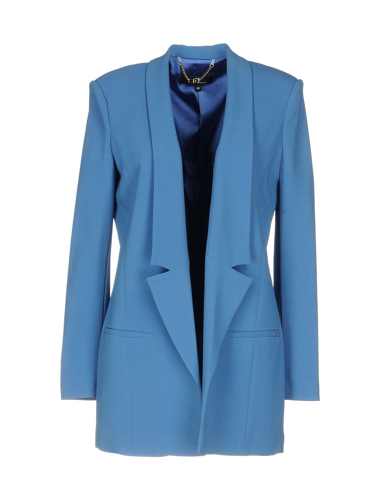 Elisabetta Franchi Blazers In Pastel Blue | ModeSens