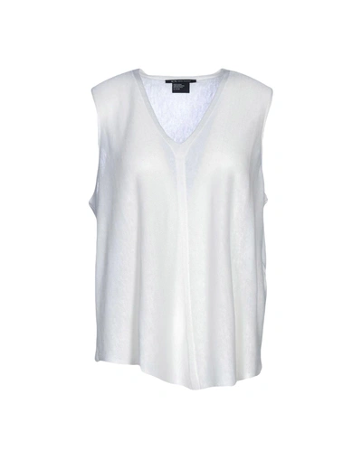 Shop Armani Exchange Sweater In White