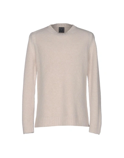 Shop Gray Sweaters In Ivory