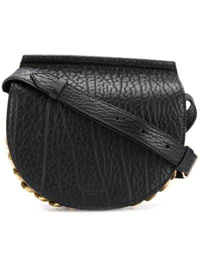 Shop Givenchy Infinity Saddle Bag - Black