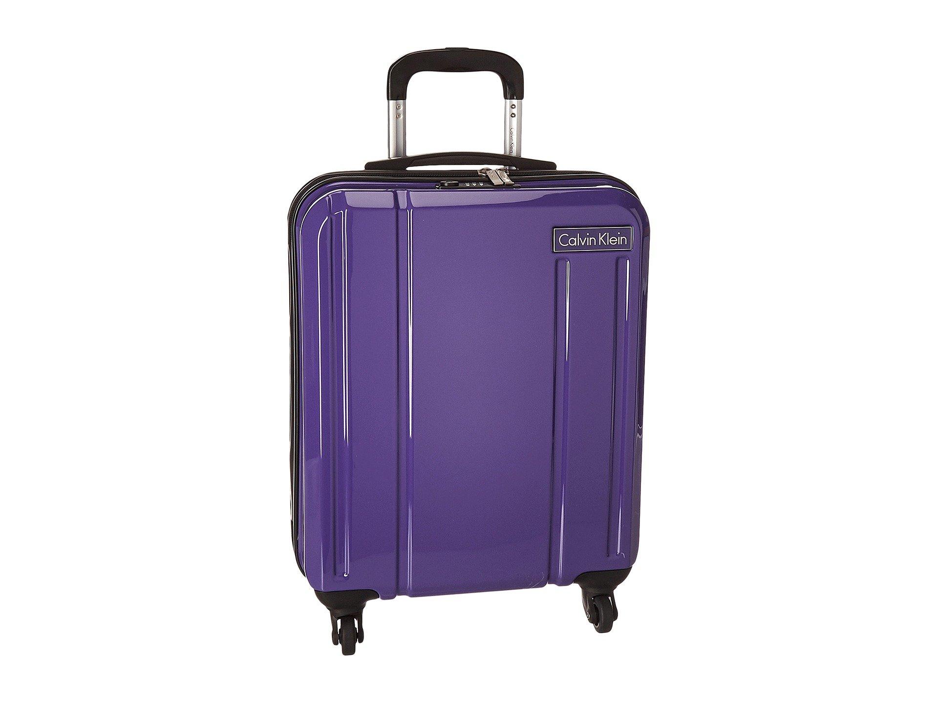 calvin klein purple suitcase