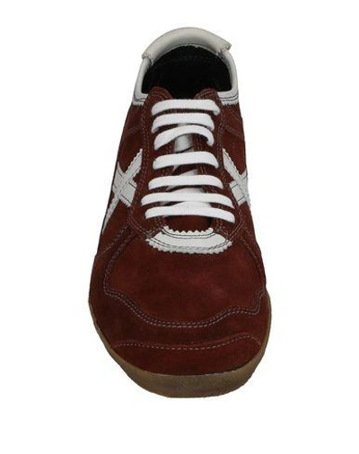 Shop Munich Man Sneakers Cocoa Size 8 Soft Leather In Brown