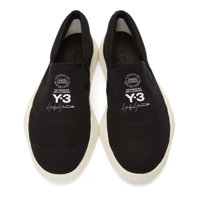 Shop Y-3 Black And White  Tangutsu Sneakers In Black/white