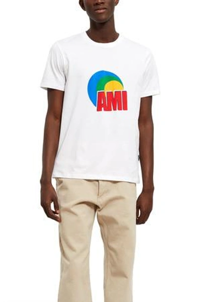 Shop Ami Alexandre Mattiussi Opening Ceremony Ami Print T-shirt In White/100