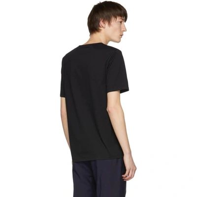 Shop Lemaire Black Pocket T-shirt