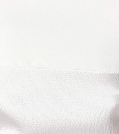 Shop Dorothee Schumacher Fascinating Structure Silk Blouse In White
