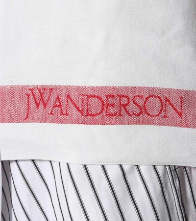 Shop Jw Anderson Linen Top In White