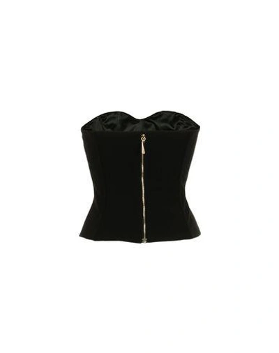 Shop Elisabetta Franchi Tube Top In Black