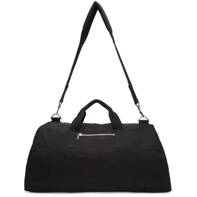 Shop Rick Owens Drkshdw Black Weekender Duffle Bag