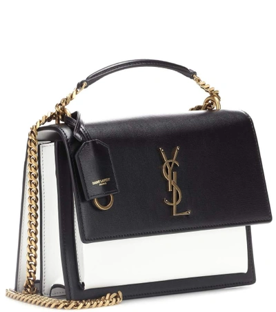 Shop Saint Laurent Medium Sunset Leather Shoulder Bag In Multicoloured