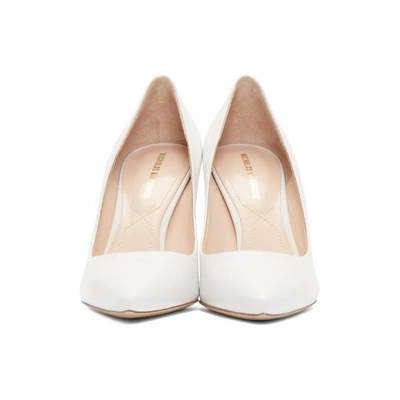 Shop Nicholas Kirkwood White Mira Pearl Heels In White W02