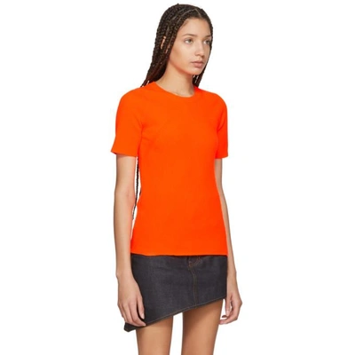 Shop Helmut Lang Orange Essential Pullover