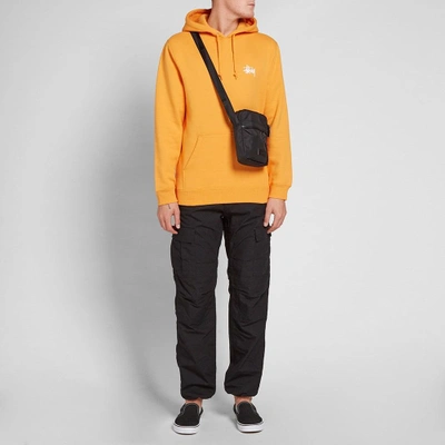 Shop Stussy Basic Hoody In Orange