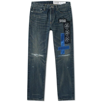 Metal Savage 2 Deep Narrow Jean In Blue