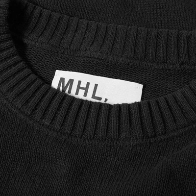 Shop Mhl By Margaret Howell Mhl. By Margaret Howell Army Crew Sweat In Black