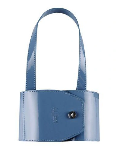 Shop Armani Jeans Handbag In Slate Blue