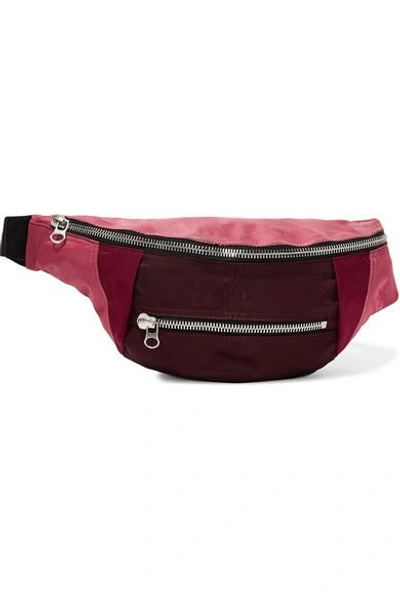 Shop Isabel Marant Noomi Color-block Shell Belt Bag In Usd