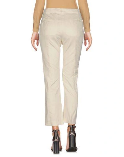 Shop Ermanno Scervino Casual Pants In Ivory