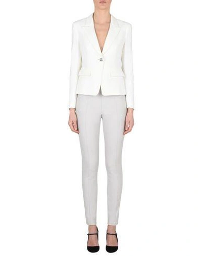 Shop Emporio Armani Sartorial Jacket In White