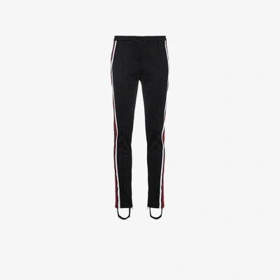 Shop Gucci Technical Jersey Stirrup Leggings In Black