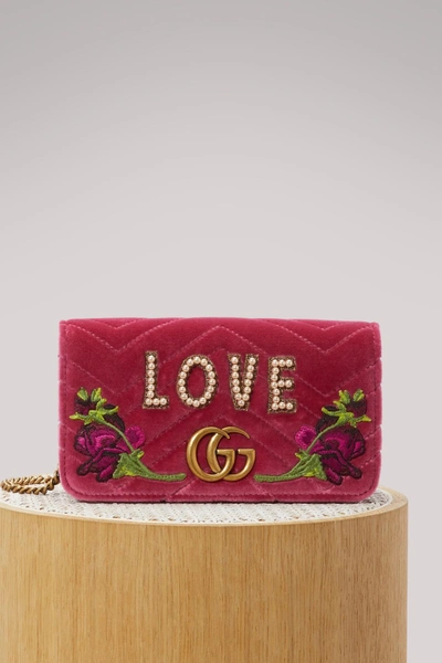 Shop Gucci Gg Marmont Love Mini Bag