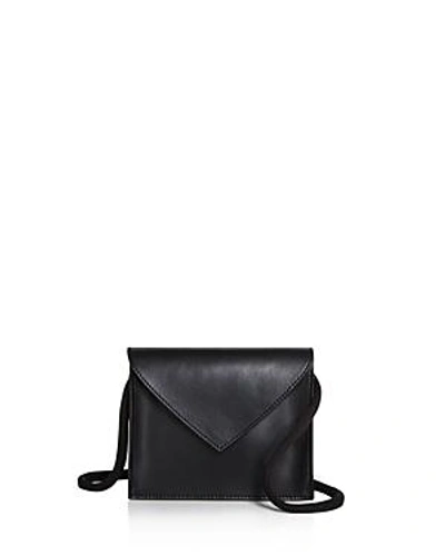 Shop Elizabeth And James Pen Pal Leather Belt Bag In Black/black