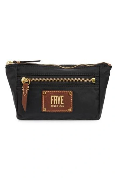 Shop Frye Ivy Nylon Cosmetics Case In Yellow