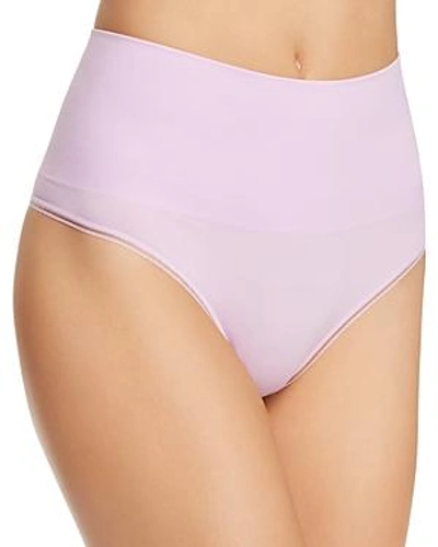 Shop Yummie Ultralight Seamless Thong In Orchid Bouquet