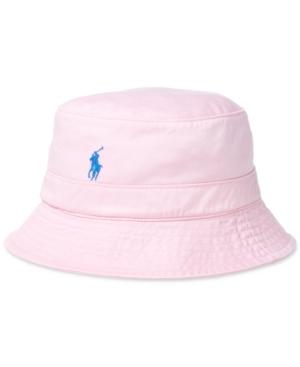 Polo Ralph Lauren Men's Chino Bucket Hat In Carmel Pink | ModeSens