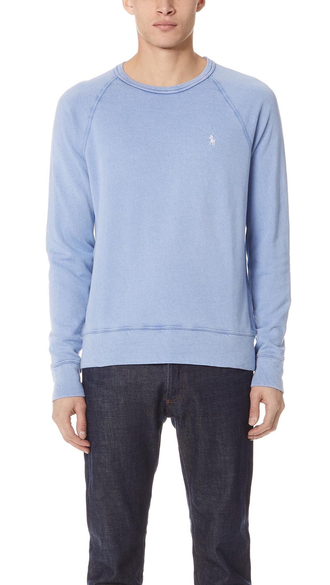 polo ralph lauren terry crewneck sweatshirt