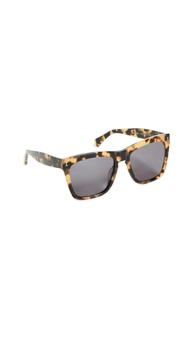 Shop Illesteva Los Feliz Sunglasses In Tortoise/grey