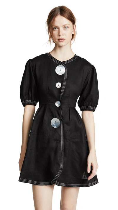 Shop Paper London Anita Dress In Black