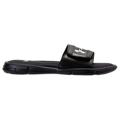 Shop Under Armour Men's Ignite V Slide Sandals In Black