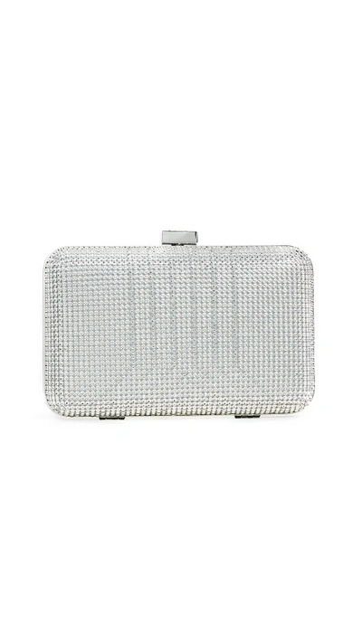 Shop Whiting & Davis Yves Minaudiere In Silver